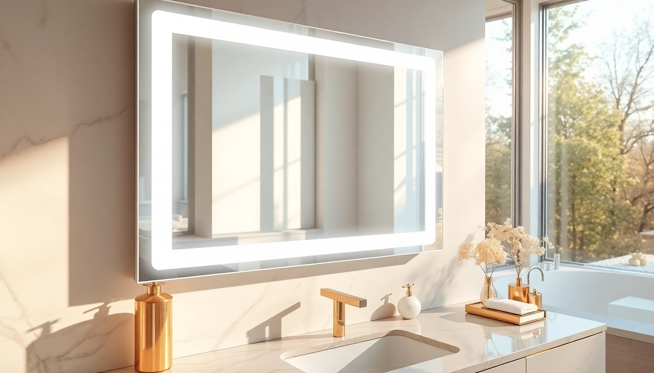 Enhance Your Space with an Elegant LED Mirror: Elegance Meets Functionality