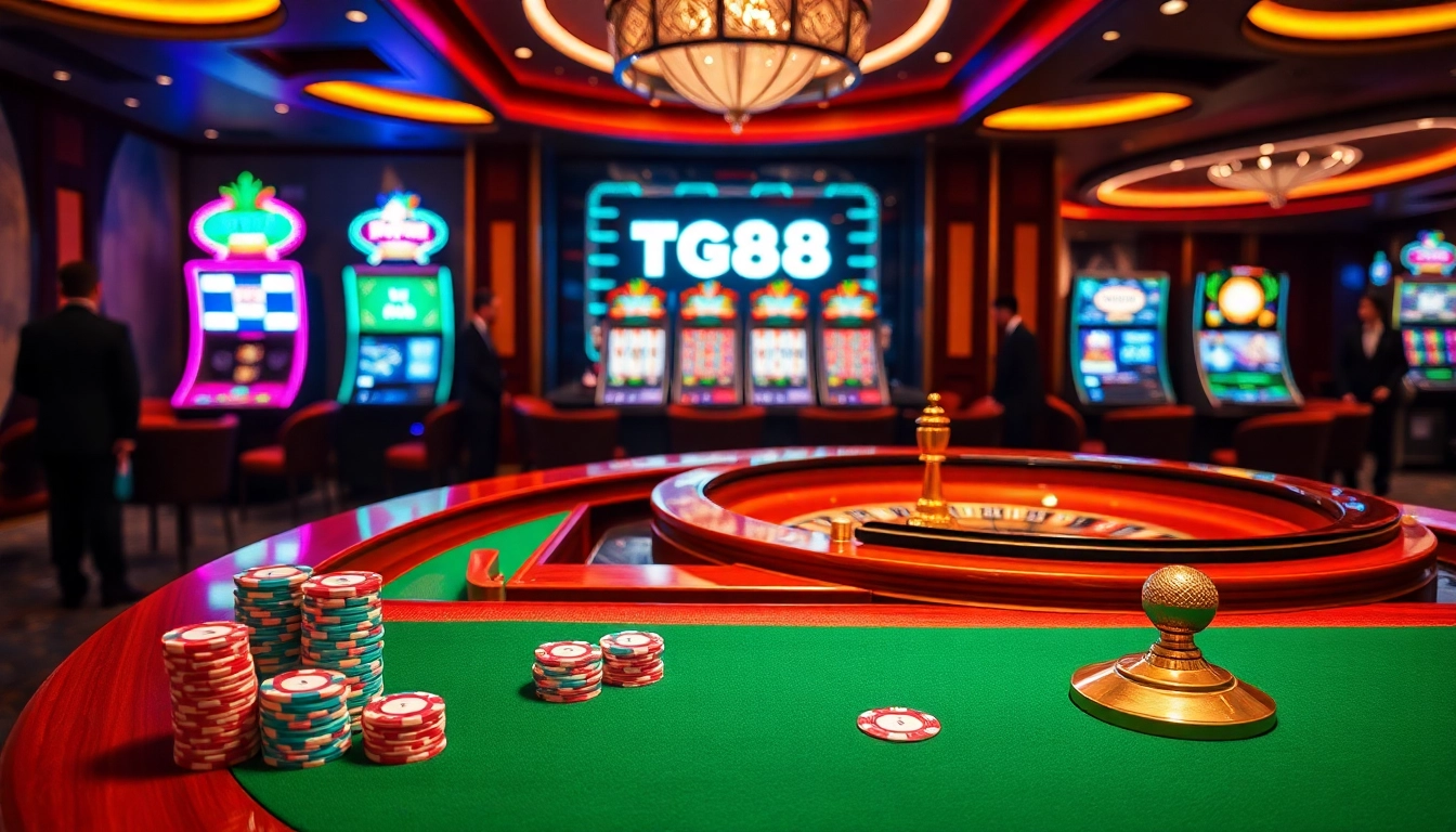 Experience high-stakes poker with tg88 poker chips and a luxurious casino ambiance.